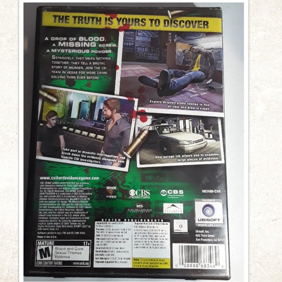 CSI - Hard Evidence PC DVD-ROM - Picture 3 of 3